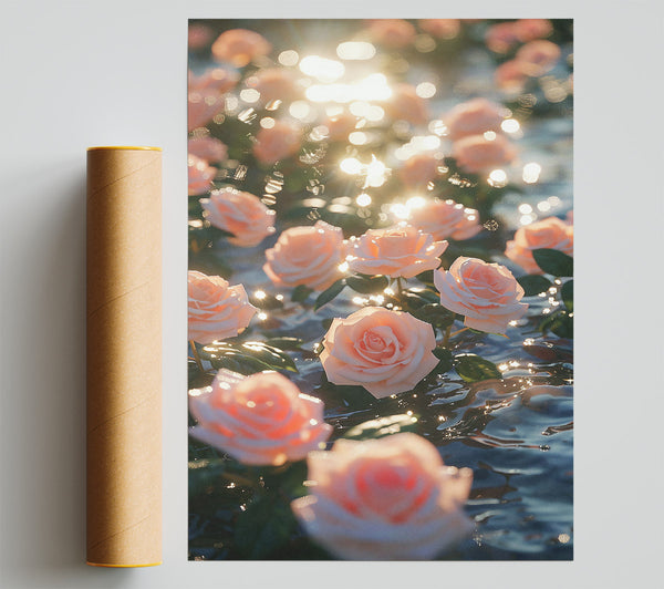 Peach Sunlit Roses