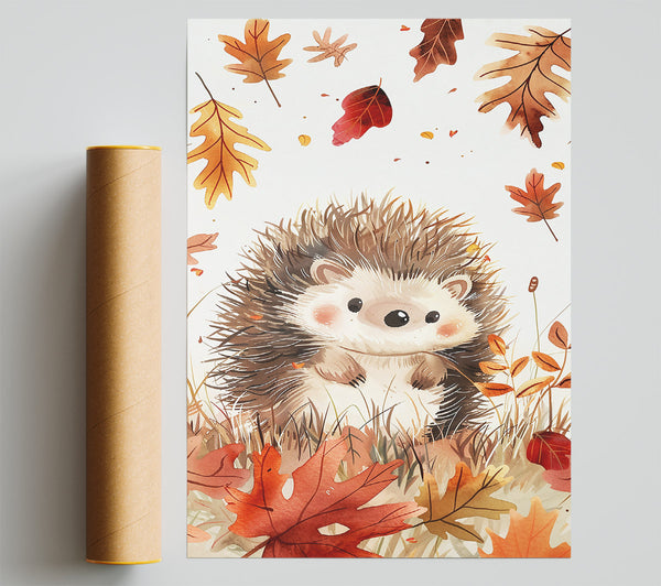 Autumn Red Hedgehog