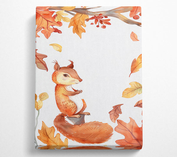 Autumn Orange Squirrel