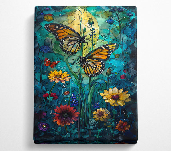 Teal Butterfly Garden