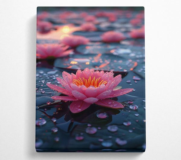 Pink Water Lily Bloom