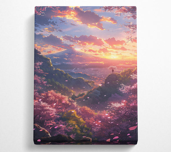 Pink Sunset Mountain View