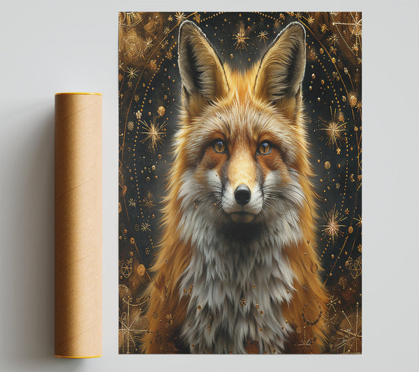 Golden Cosmic Fox