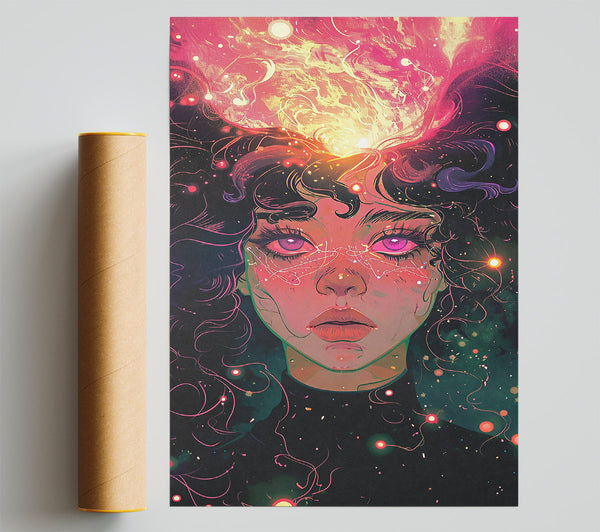 Cosmic Pink Embrace