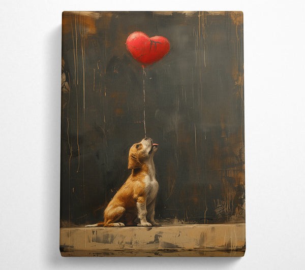 Heart Balloon Dog