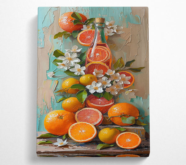 Orange Citrus Still Life