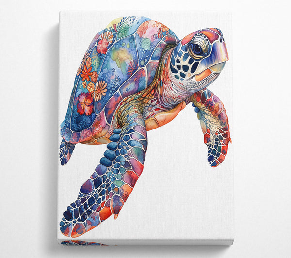 Blue Mosaic Turtle