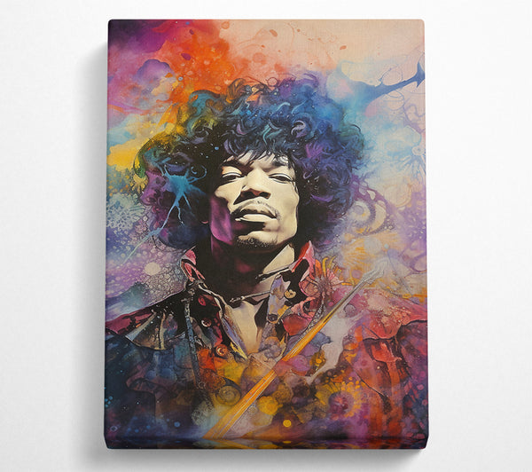 Jimi Hendrix Colour Splash