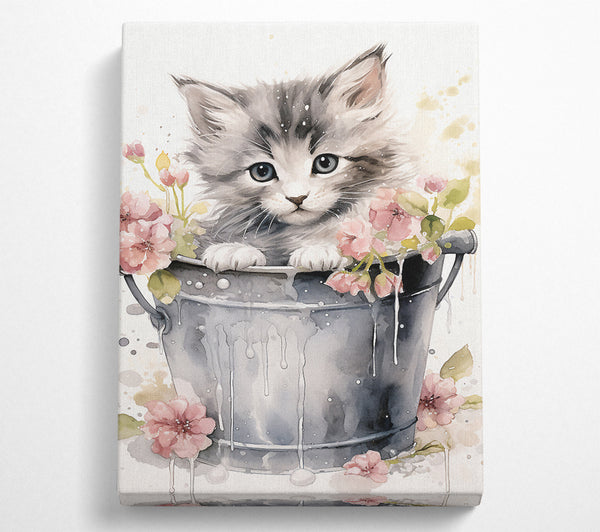 Kitten Flower Pot