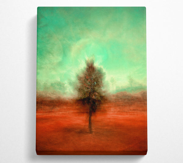 Emerald Tree In Red Soil