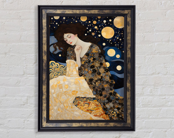 Klimt Lady At Night