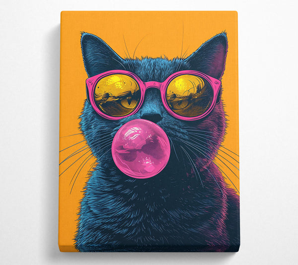 Pink Bubble Cat