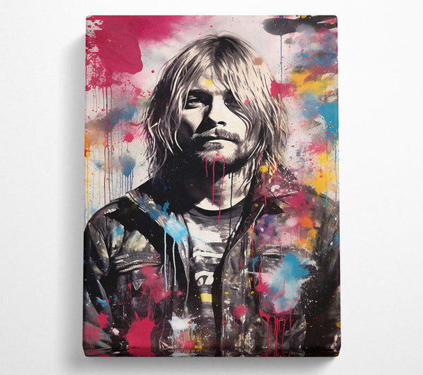 Kurt Cobain Colour Splash