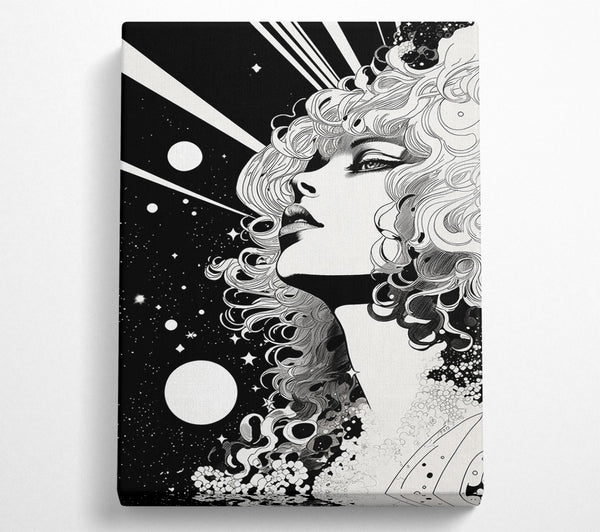 Lady Looking Into Space