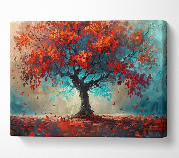 Crimson Autumn Tree