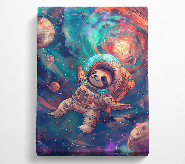 Teal Space Sloth