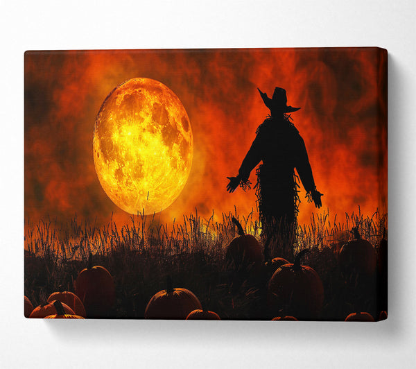 Orange Moon Scarecrow