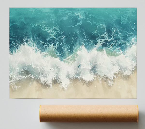 Aqua Ocean Waves