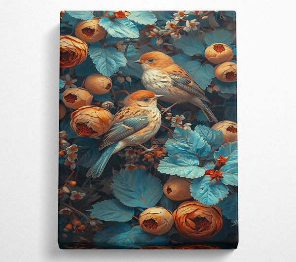 Teal Avian Bloom