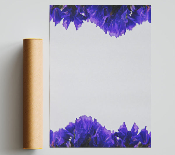 Purple Floral Frame