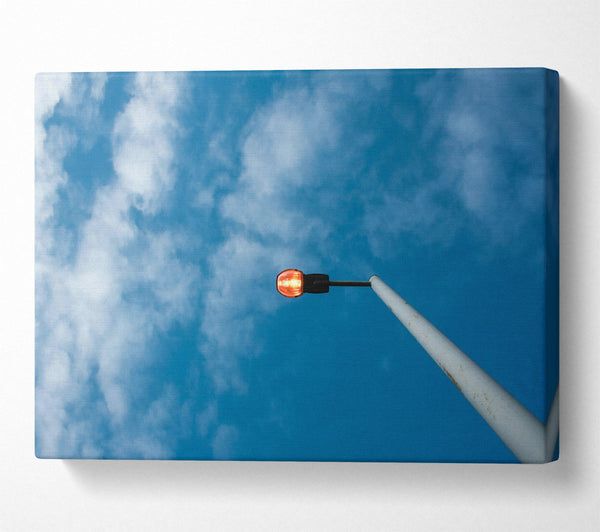 Blue Sky Lamppost Glow