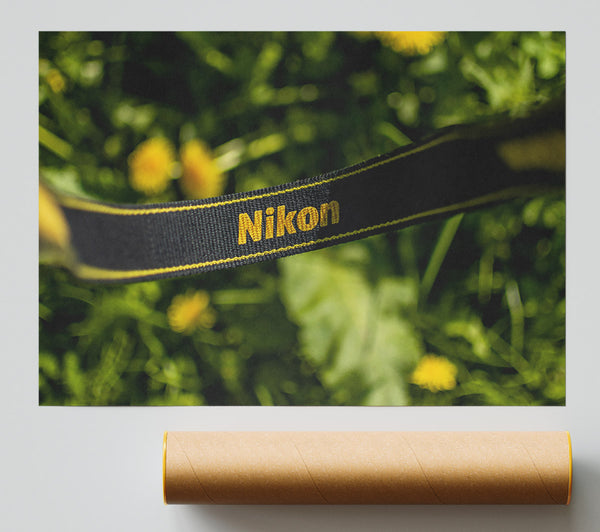 Yellow Nikon Strap