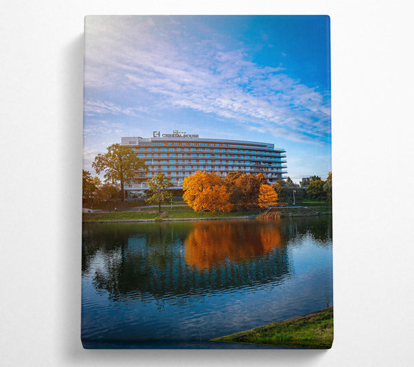 Autumn Reflection In Orange