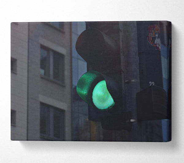 Green Light Cityscape