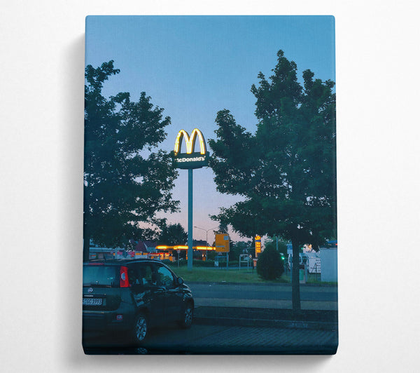 Golden Arches At Dusk