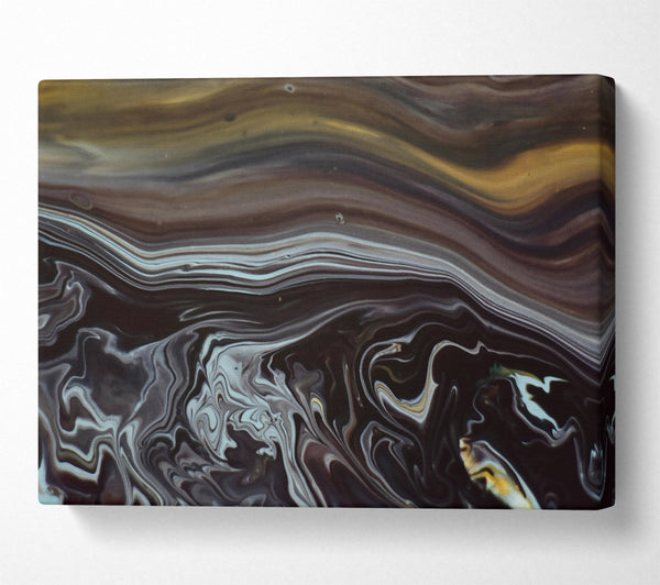 Black Swirling Abstract