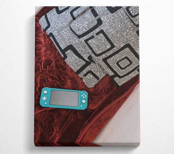 Teal Console On Red