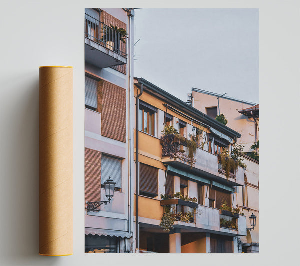 Golden Italian Balconies