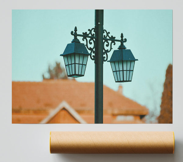 Blue Dusk Street Lights