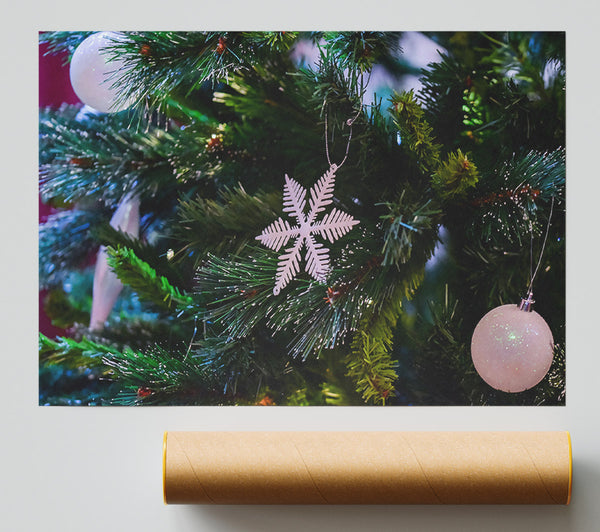 White Snowflake Ornament