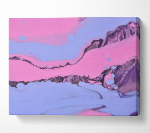 Pink Swirls And Waves