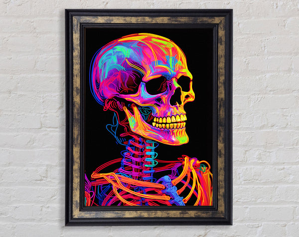 Neon Skeleton Man