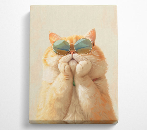 Orange Cat Sunglasses