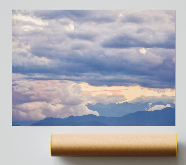 Silver Clouds Above Mountains