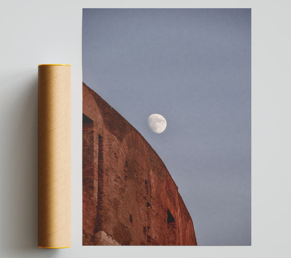 Red Brick Moonrise