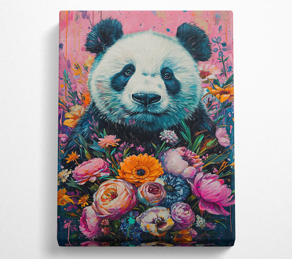 Panda Love Flowers