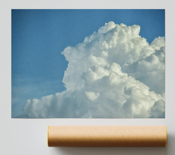 White Cumulus Cloudscape.