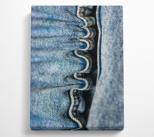 Blue Denim Folds