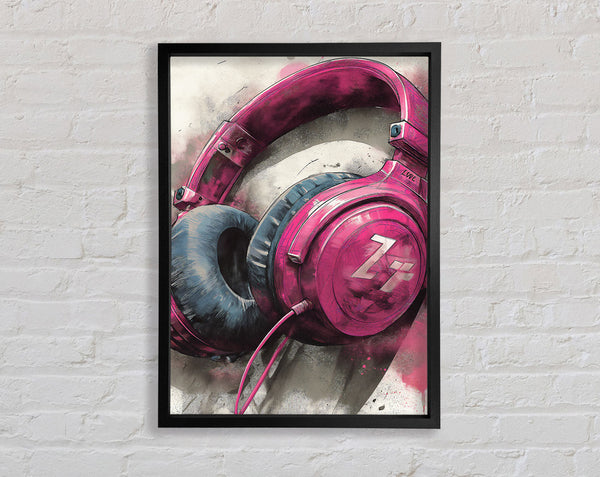 Pink Headphones