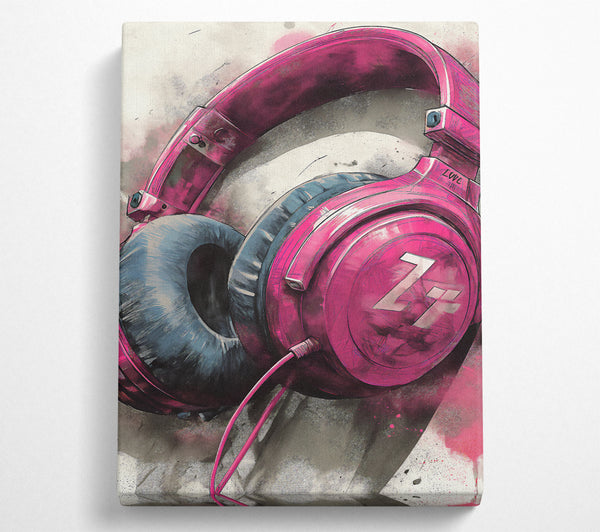 Pink Headphones