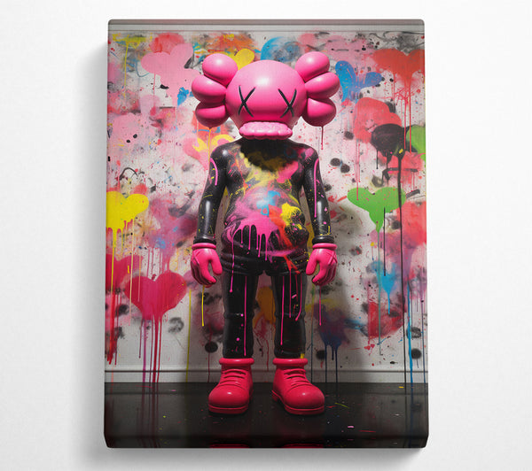 Pink Man Graffiti