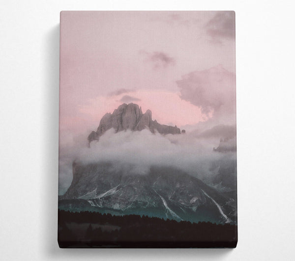 Pink Sky Mountain Peak