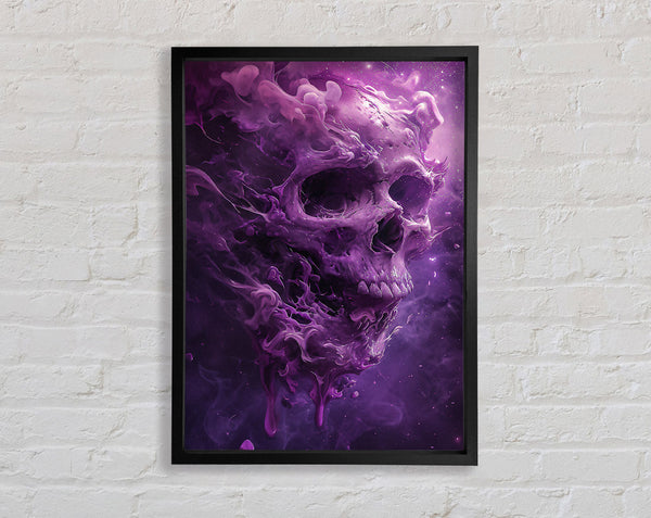 Purple Cosmic Skull