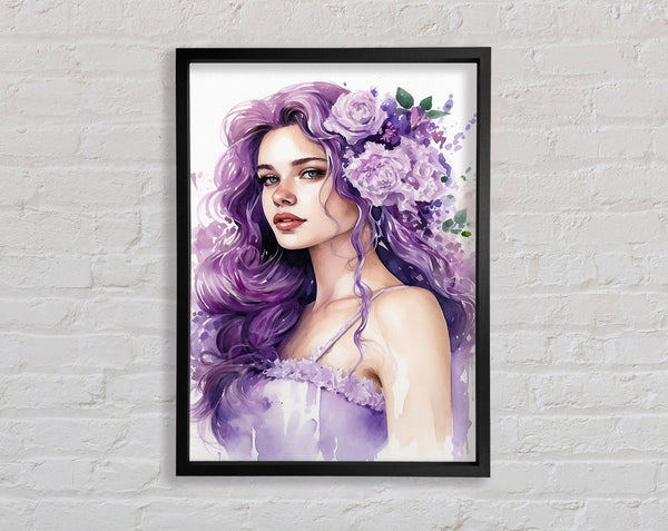 Purple Fairytale Lady