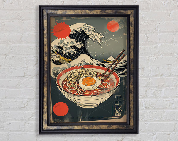 Ramen Egg Great Wave