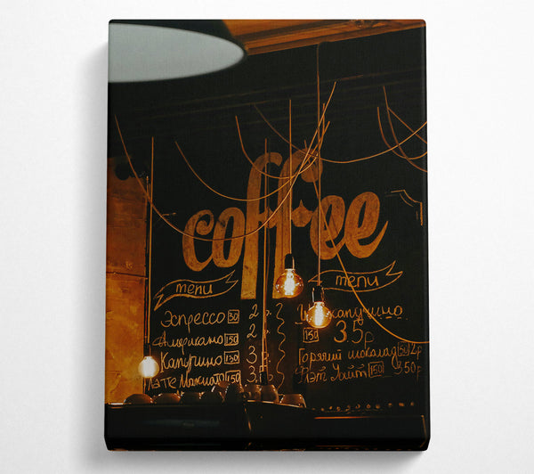 Warm Coffee Menu